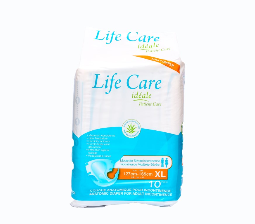 Life Care Adult Patient Diapers Disposable 10s Diapers - XL Extra Large