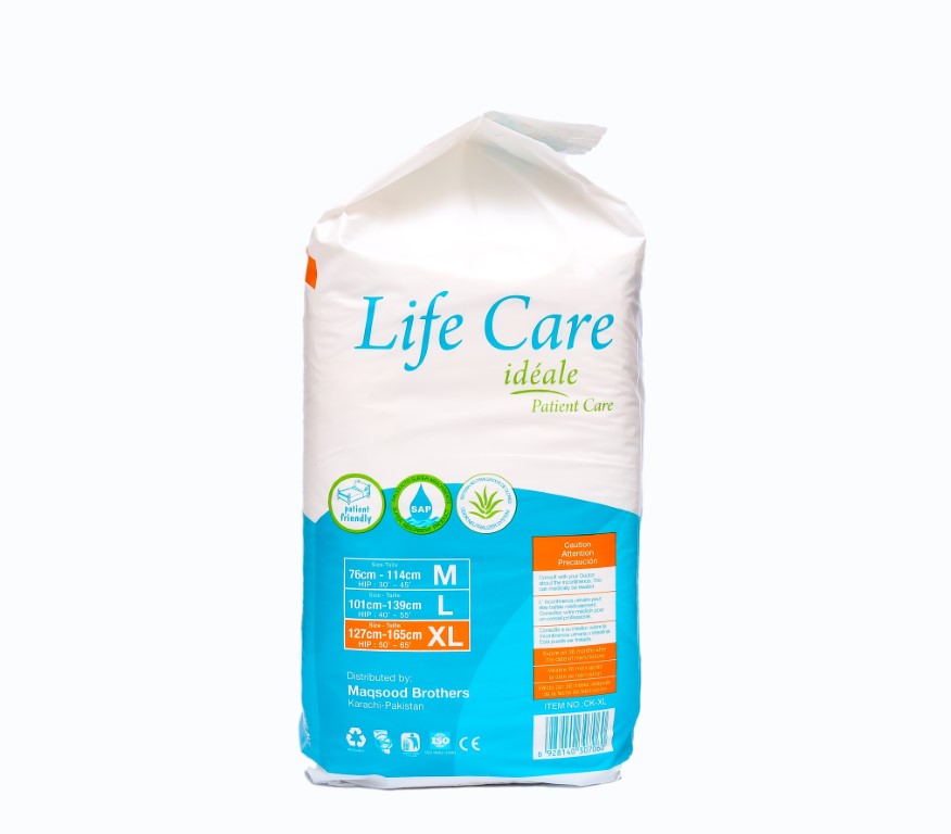 Life Care Adult Patient Diapers Disposable 10s Diapers - XL Extra Large
